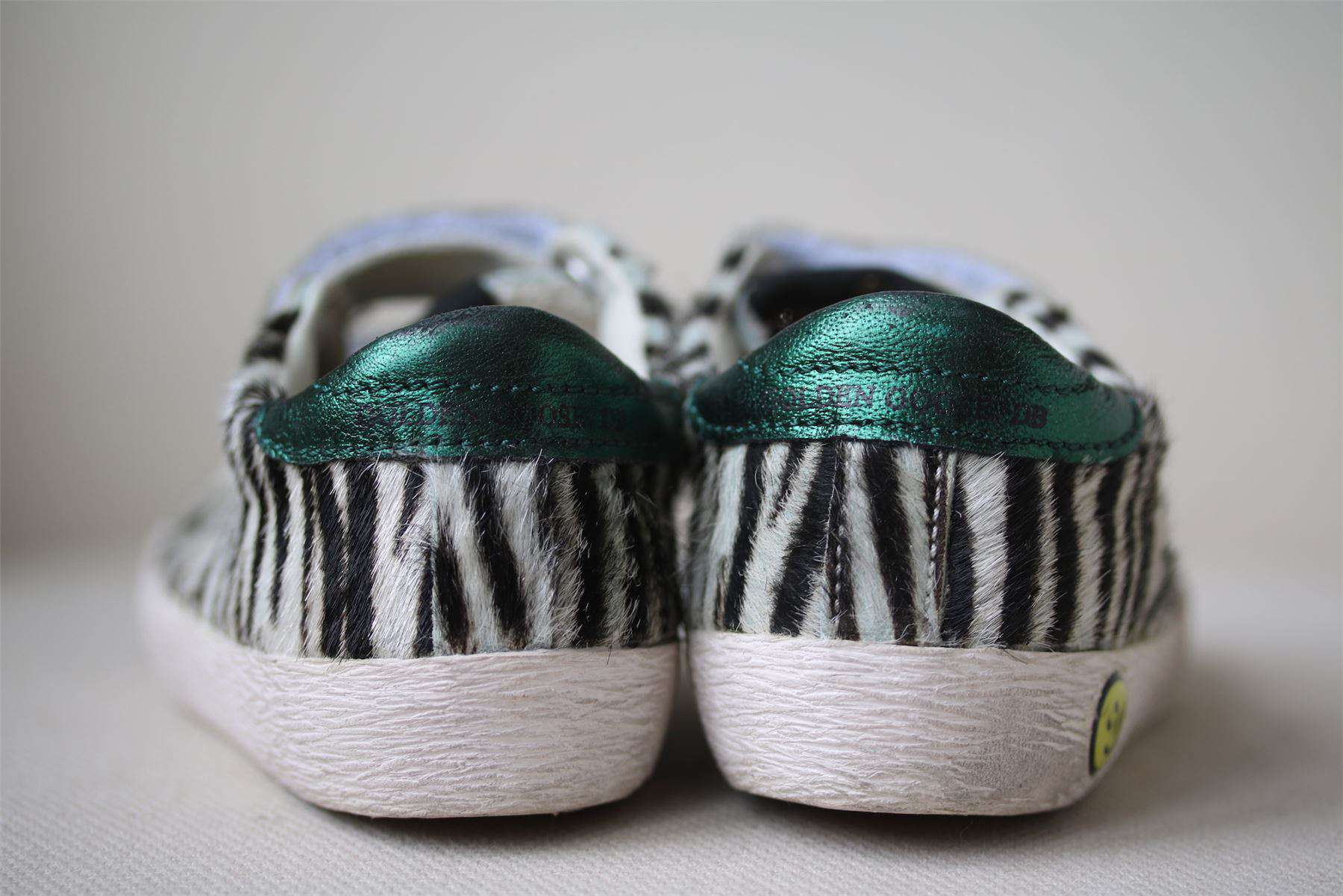 GOLDEN GOOSE DELUXE BRAND SUPERSTAR ZEBRA SNEAKERS EU 23 UK 6 - Image 3