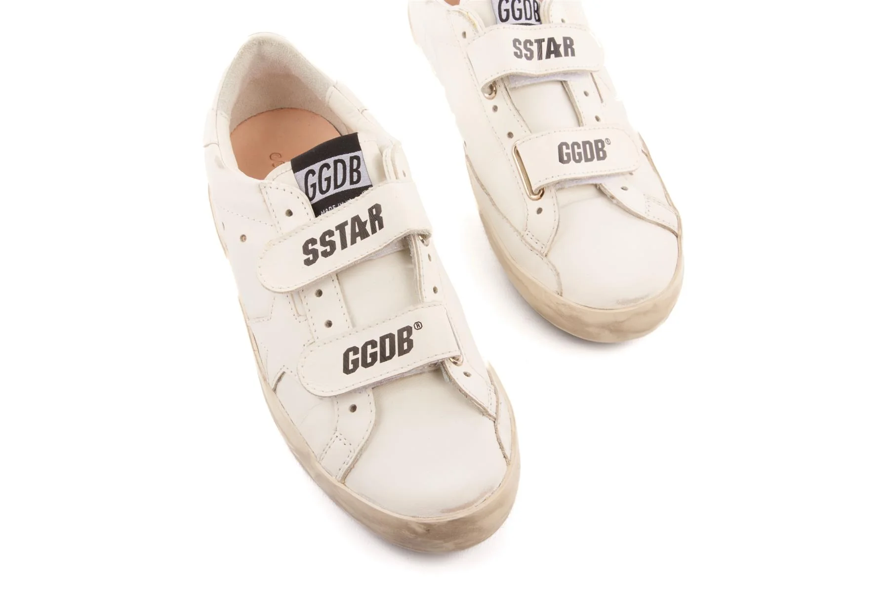 GOLDEN GOOSE DELUXE BRAND WHITE KIDS BOYS SNEAKERS EU 35 UK 2.5 US 3.5 - Image 4