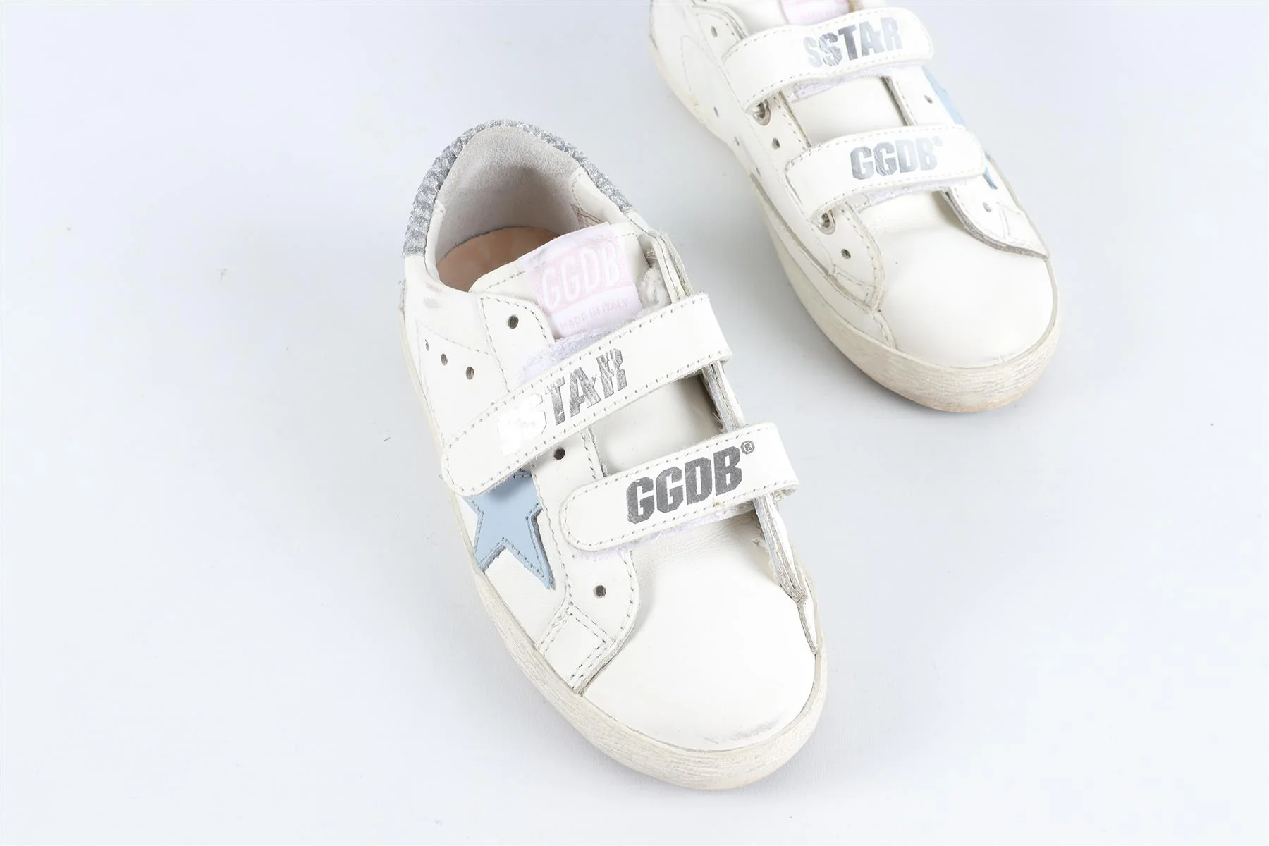 GOLDEN GOOSE DELUXE BRAND WHITE KIDS GIRLS SNEAKERS EU 27 UK 9 US 10 - Image 4