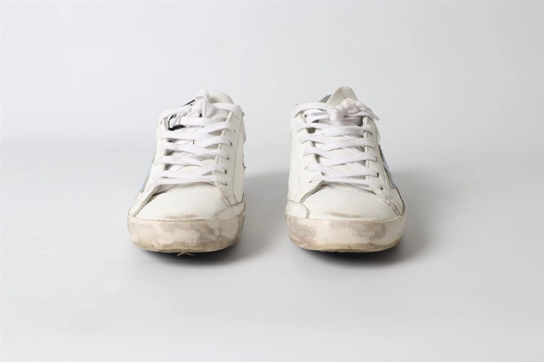 GOLDEN GOOSE DELUXE BRAND WHITE SUPER STAR LEATHER SNEAKERS EU 38 - Image 3