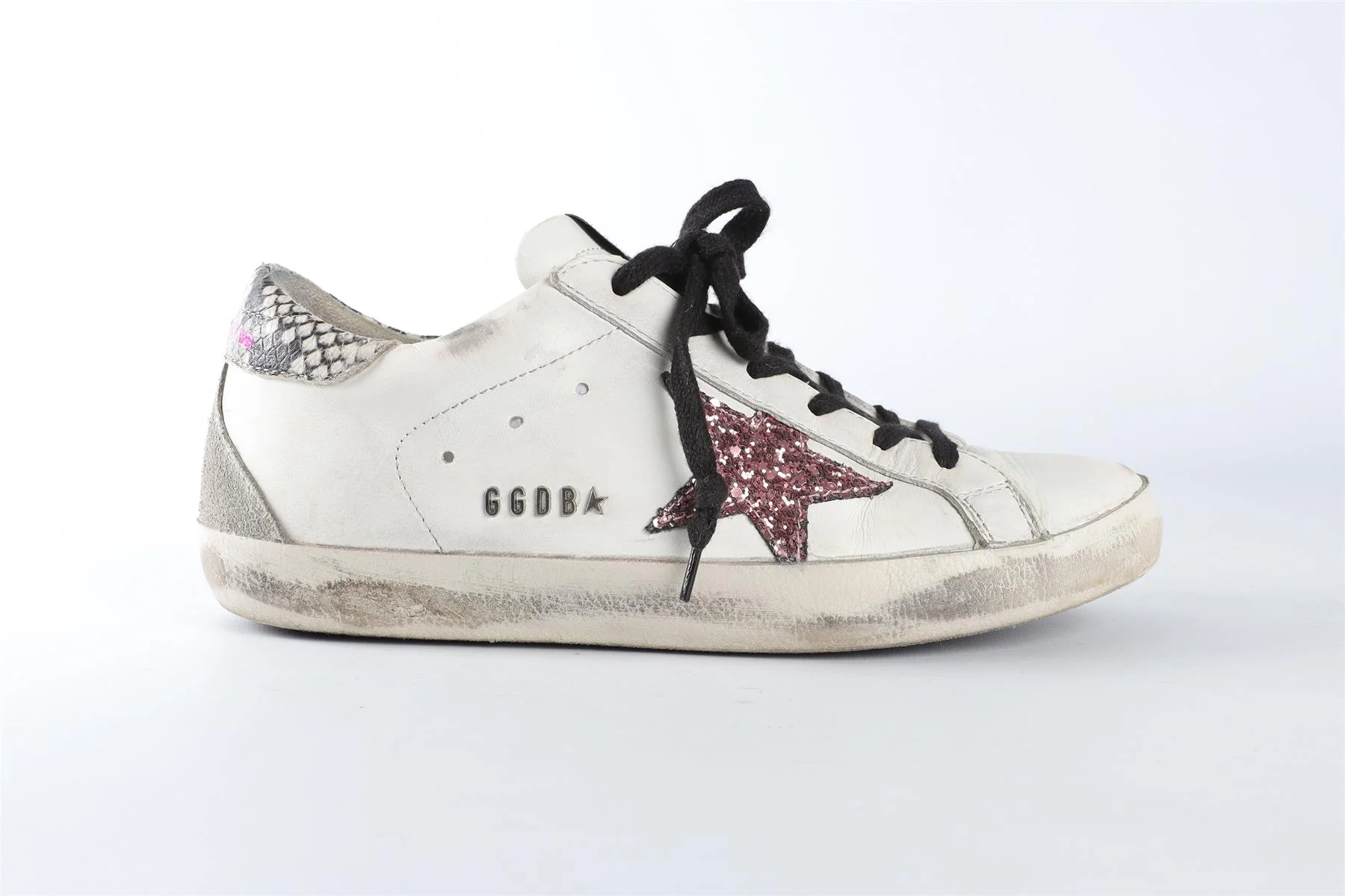 GOLDEN GOOSE DELUXE BRAND WHITE SUPERSTAR LEATHER SNEAKERS EU 38 UK 5 US 8 - Image 2