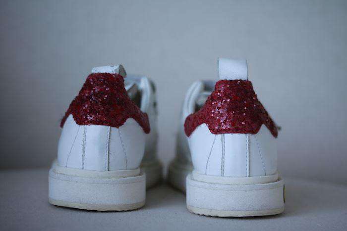GOLDEN GOOSE FOR BONPOINT KIDS SMASH WHITE LEATHER TRAINERS EU 27 UK 9 - Image 3