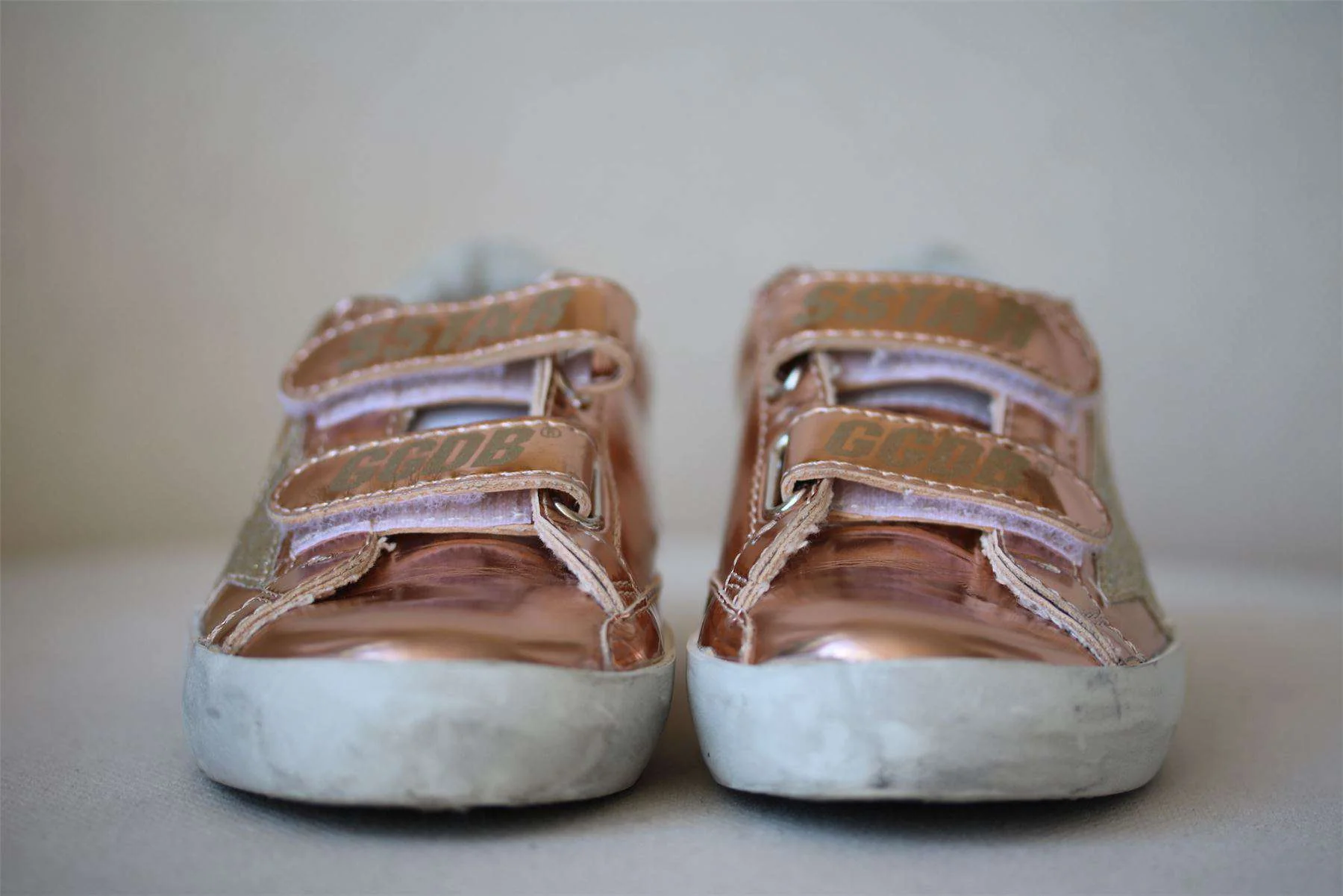 GOLDEN GOOSE FOR BONPOINT KIDS SUPERSTAR METALLIC PINK TRAINERS EU 25 UK 8 - Image 2