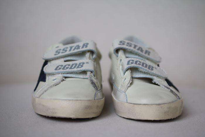 GOLDEN GOOSE FOR BONPOINT LTD EDITION KIDS CREAM TRAINERS EU 26 UK 8.5 - Image 2