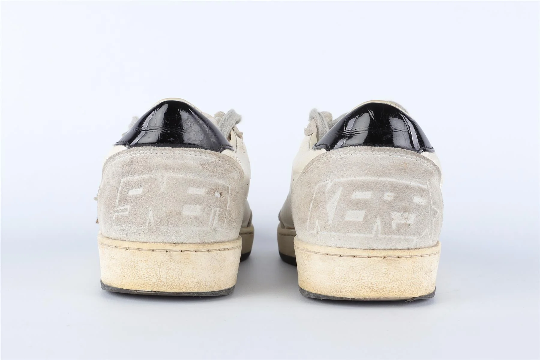 GOLDEN GOOSE WHITE SUPER STAR LEATHER SNEAKERS EU 40 UK 7 US 10 - Image 5