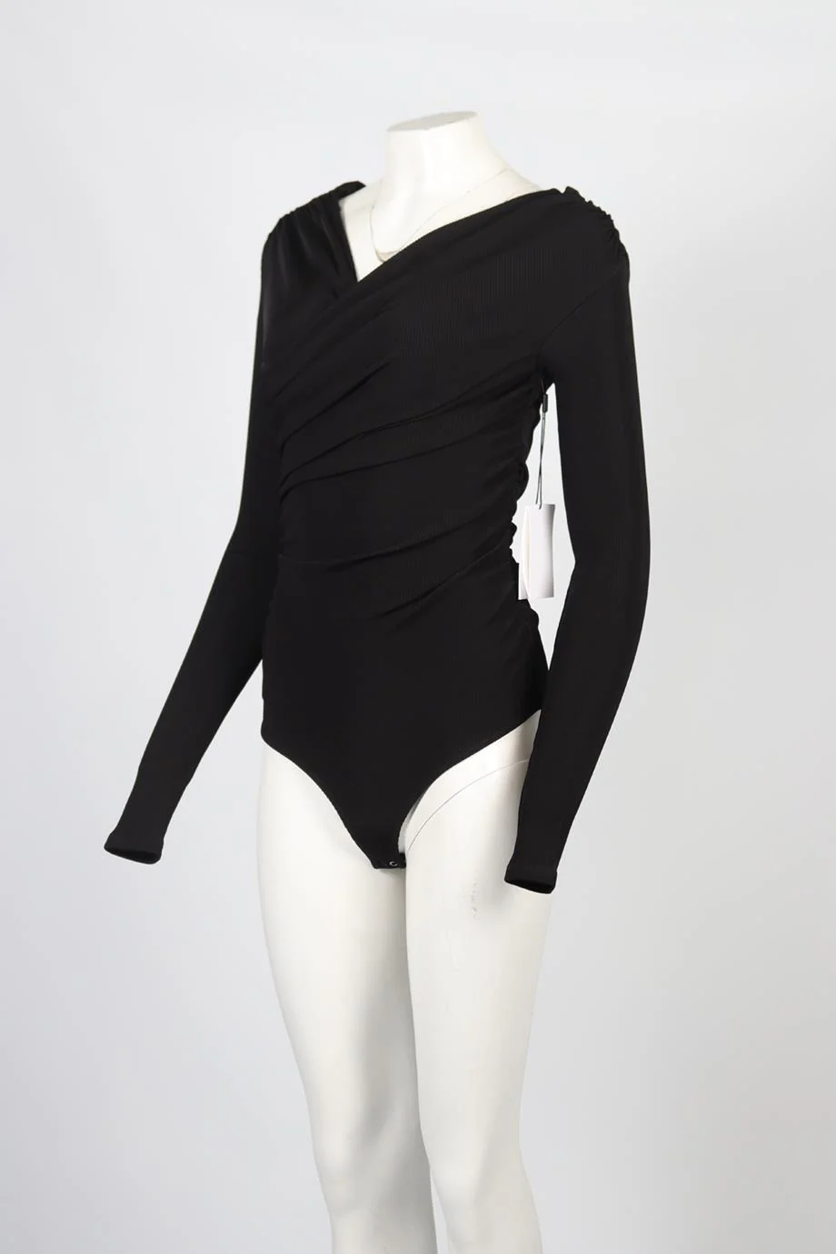 GOLDSIGN ONE SHOULDER JERSEY BODYSUIT SMALL - Image 3