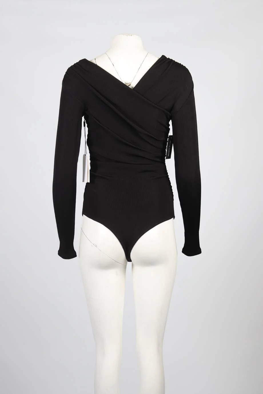 GOLDSIGN ONE SHOULDER JERSEY BODYSUIT SMALL - Image 4