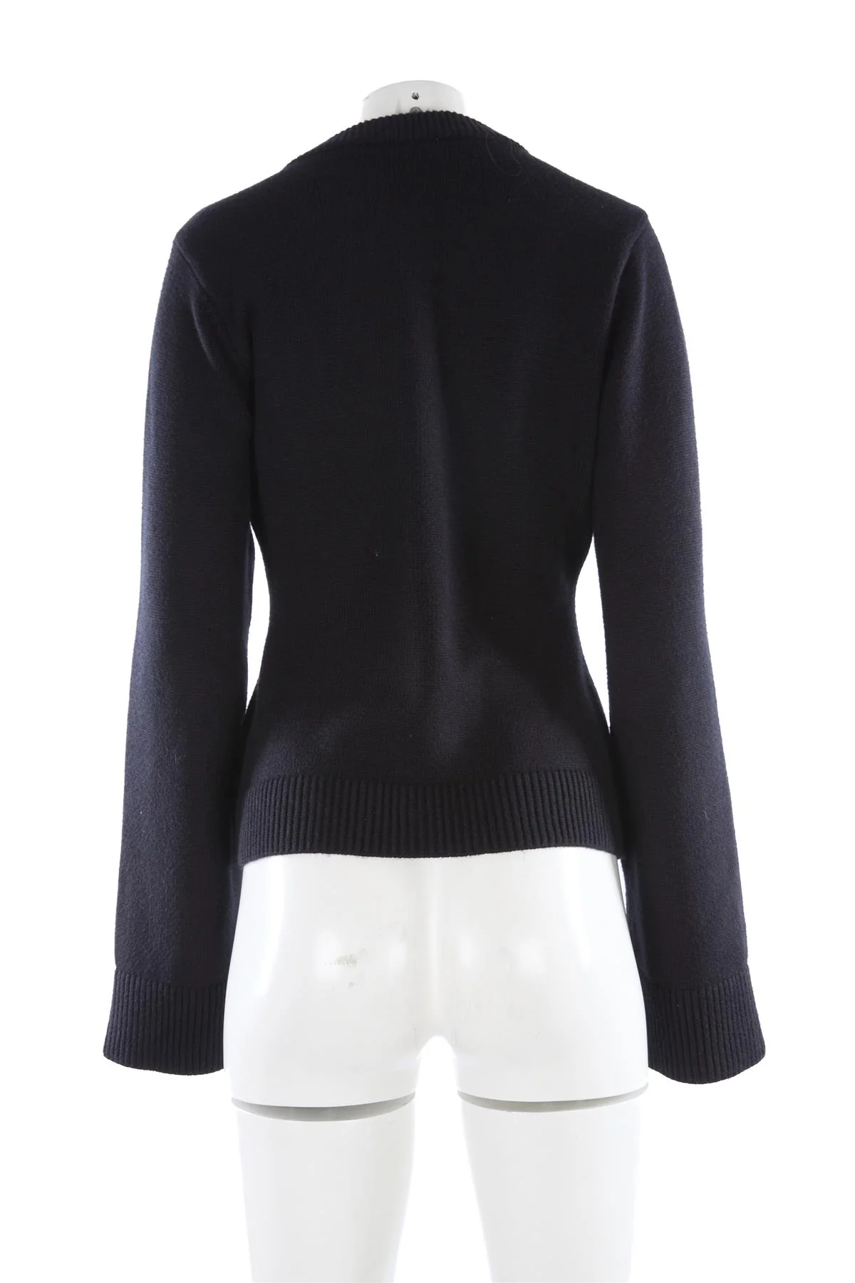 GOOD AMERICA BLACK KNIT CARDIGAN MEDIUM - Image 4