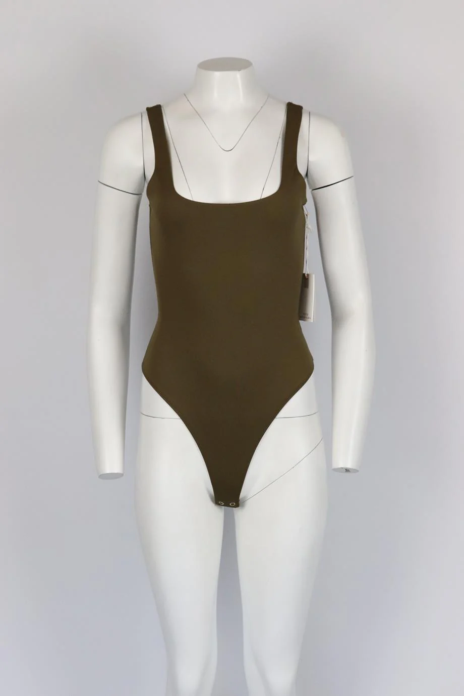 GOOD AMERICAN STRETCH JERSEY BODYSUIT MEDIUM - Image 2
