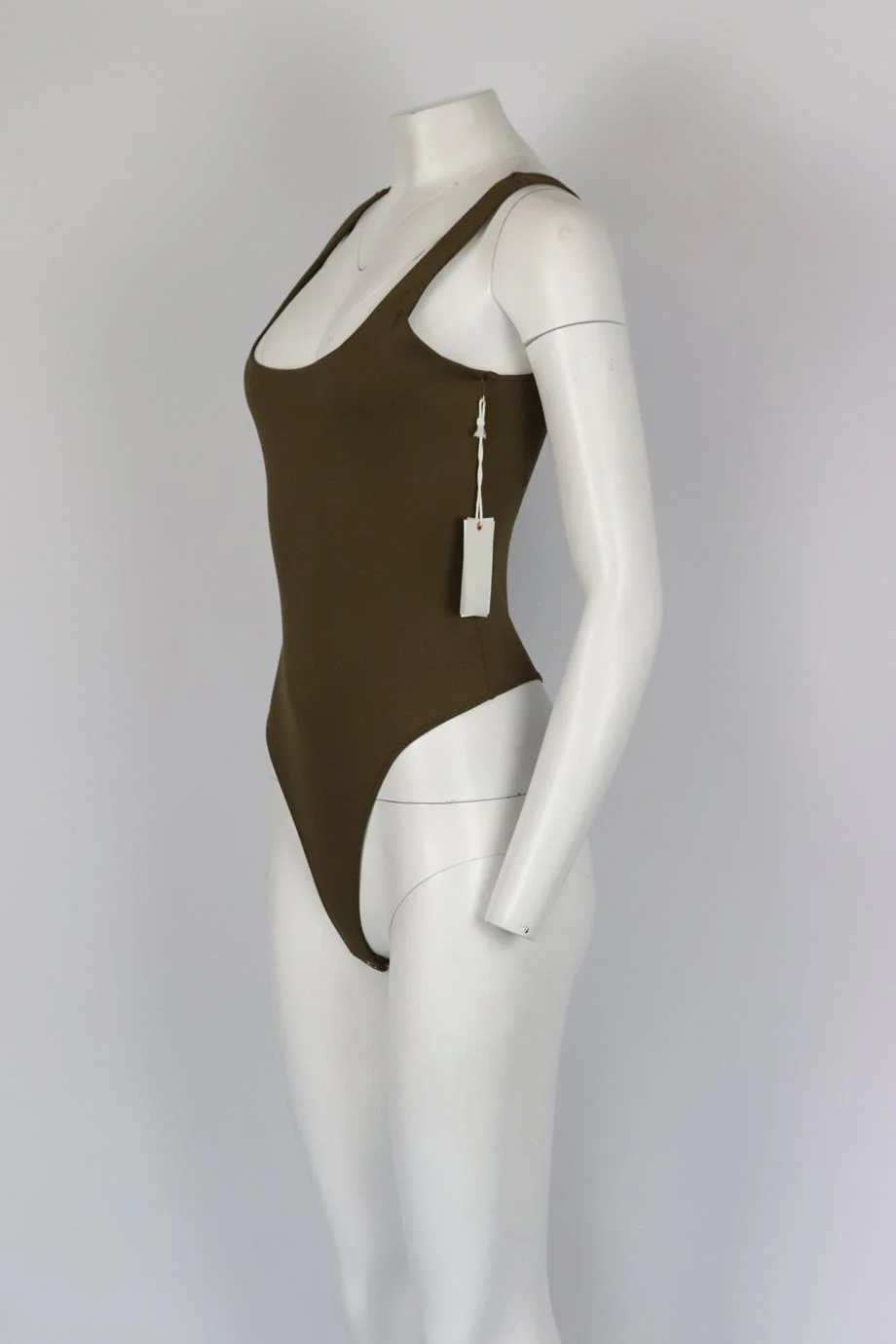 GOOD AMERICAN STRETCH JERSEY BODYSUIT MEDIUM - Image 3
