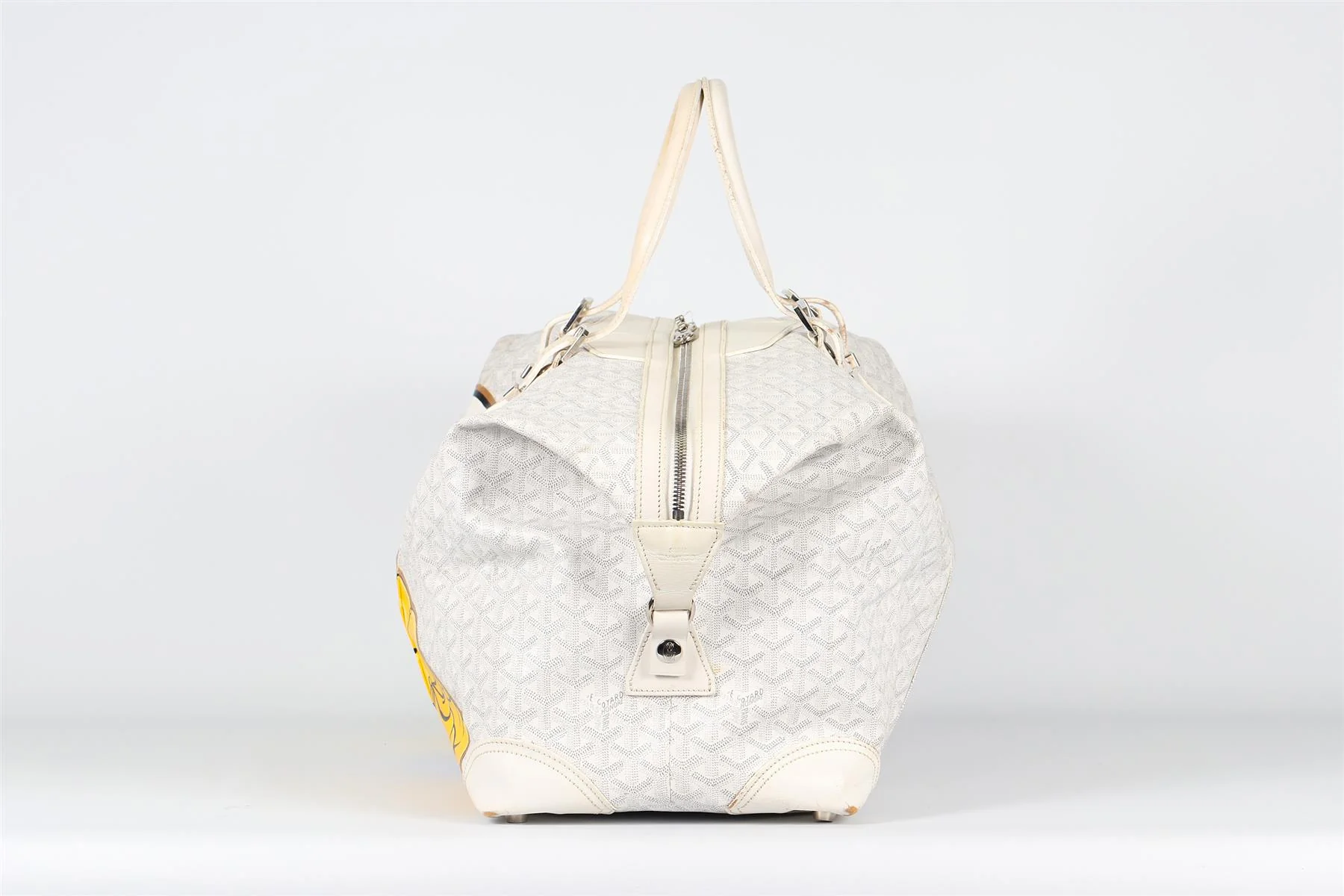 GOYARD + BOYARDE BOEING 55 GOYARDINE COATED CANVAS TOTE BAG - Image 5