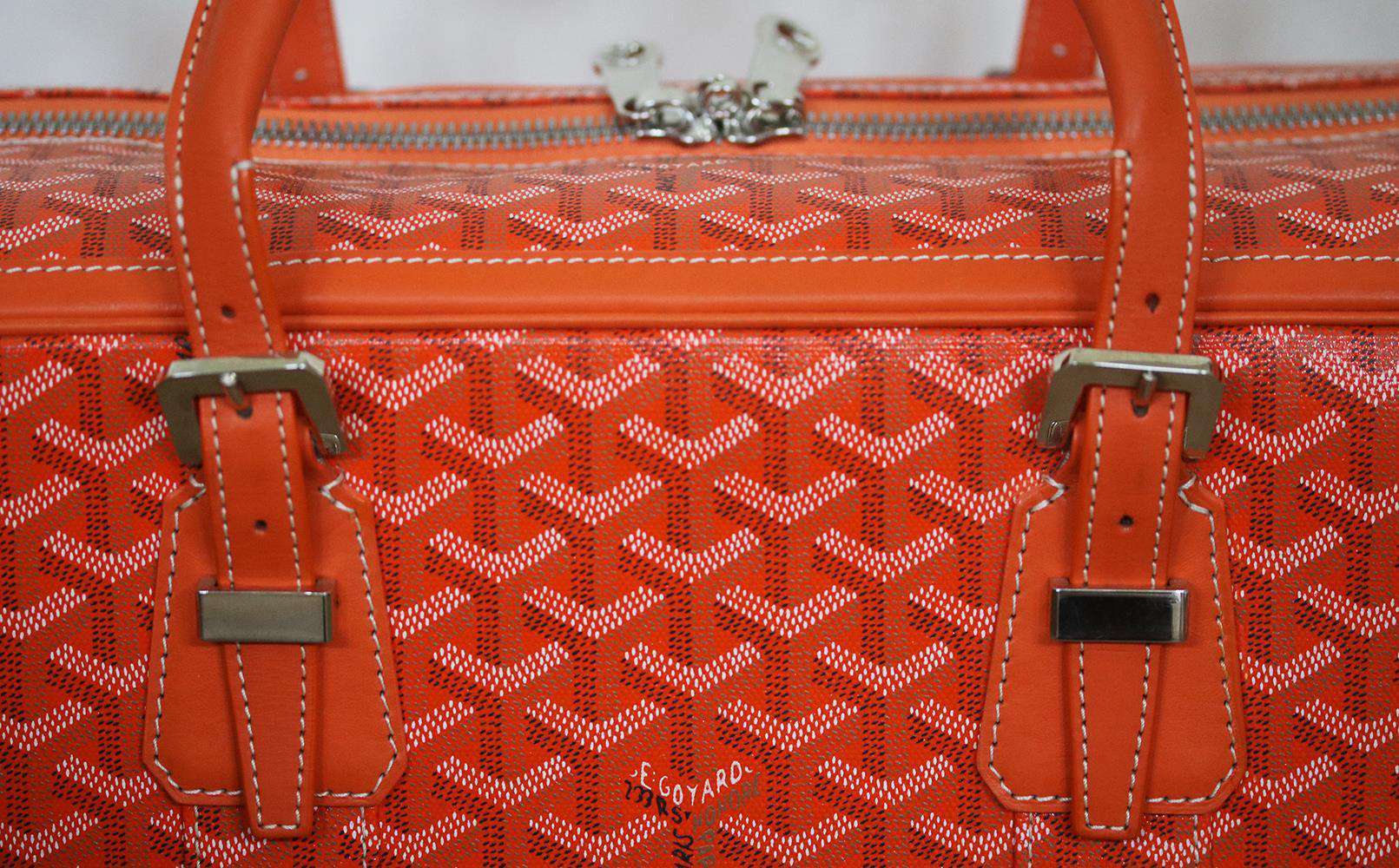 GOYARD MAJORDOME 50 MONOGRAM CANVAS COATED SUITCASE - Image 6