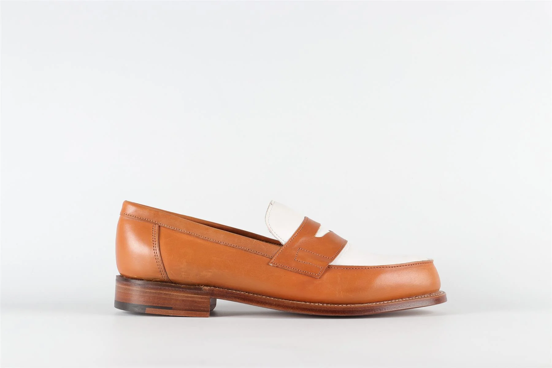 GRENSON BROWN MEN'S LEATHER LOAFERS EU 41.5 UK 7.5 US 8.5 - Image 2