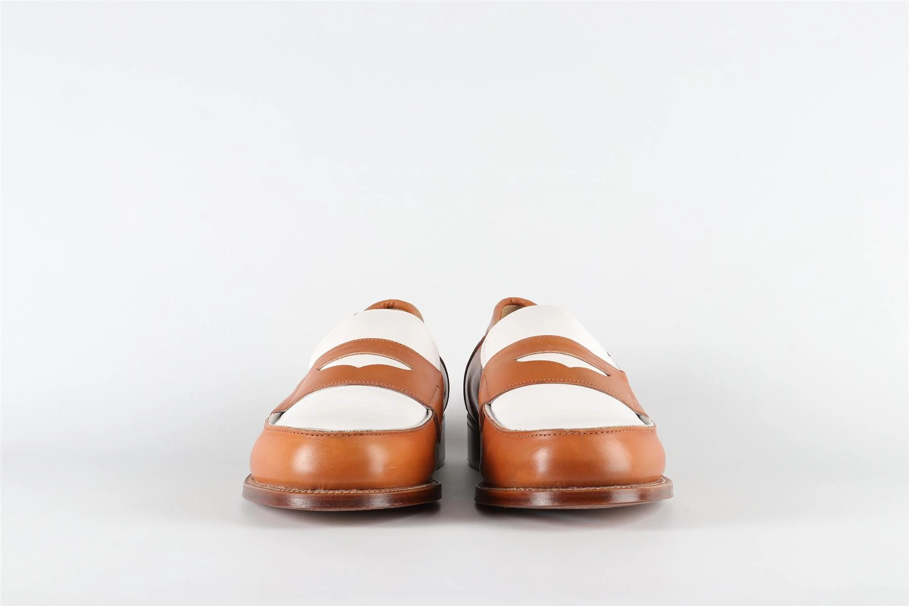 GRENSON BROWN MEN'S LEATHER LOAFERS EU 41.5 UK 7.5 US 8.5 - Image 3