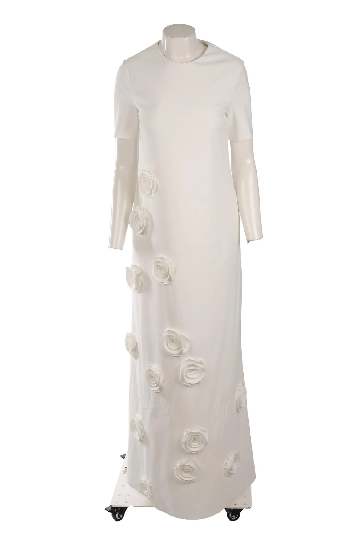 GRETA CONSTANTINE WHITE MAXI DRESS US 4 - Image 2