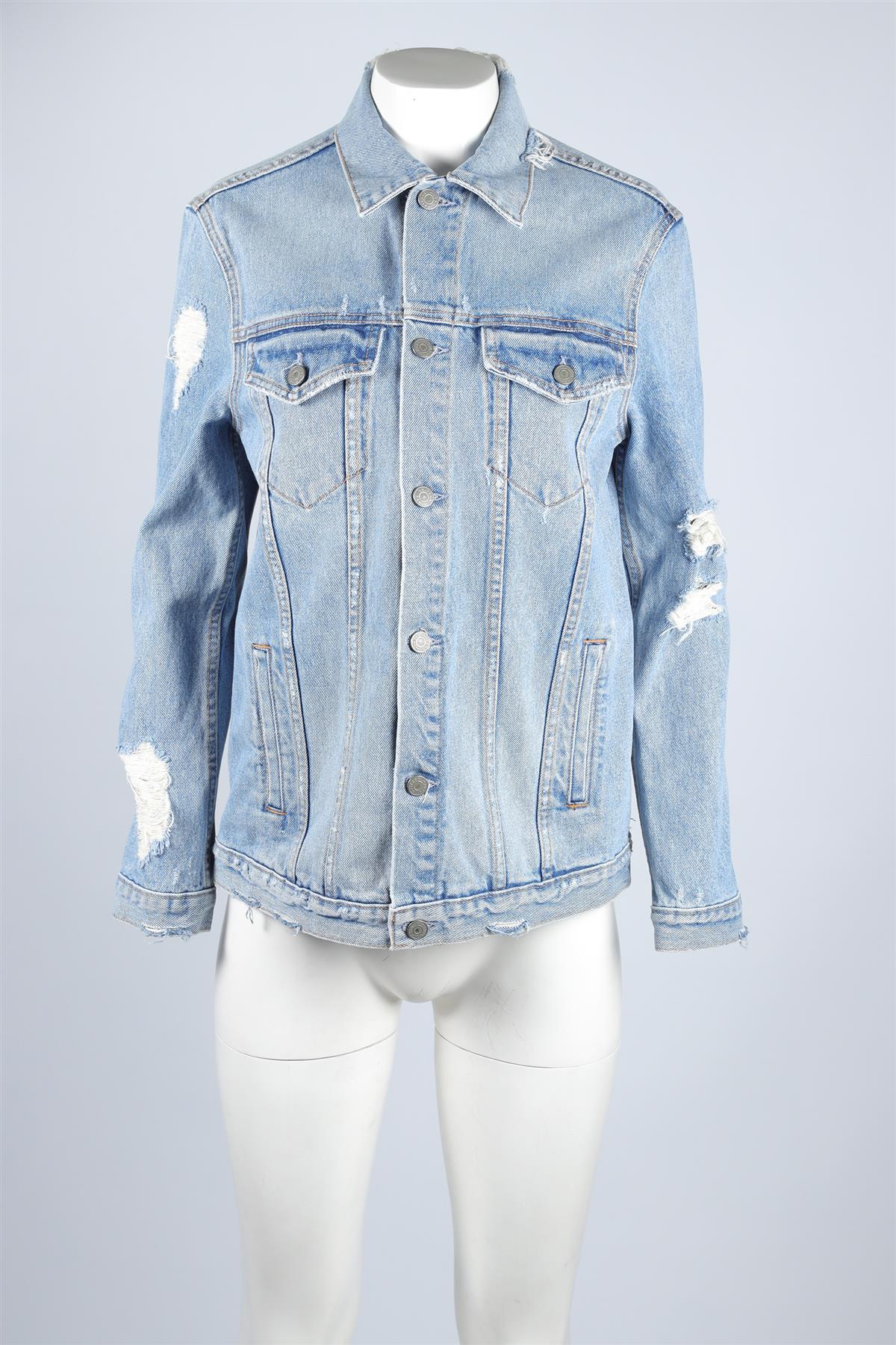 GRLFRND BLUE DENIM JACKET MEDIUM - Image 2