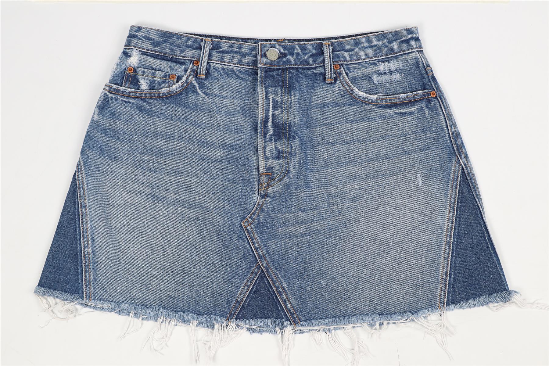GRLFRND DENIM MINI SKIRT W30 UK12 - Image 2