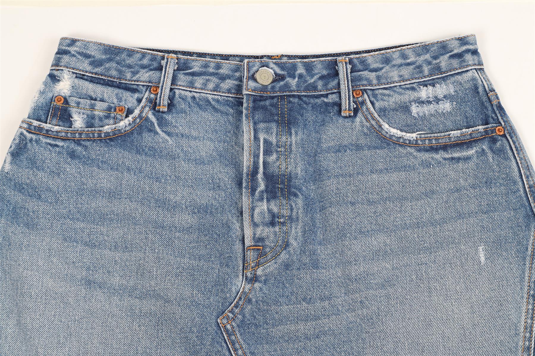 GRLFRND DENIM MINI SKIRT W30 UK12 - Image 3