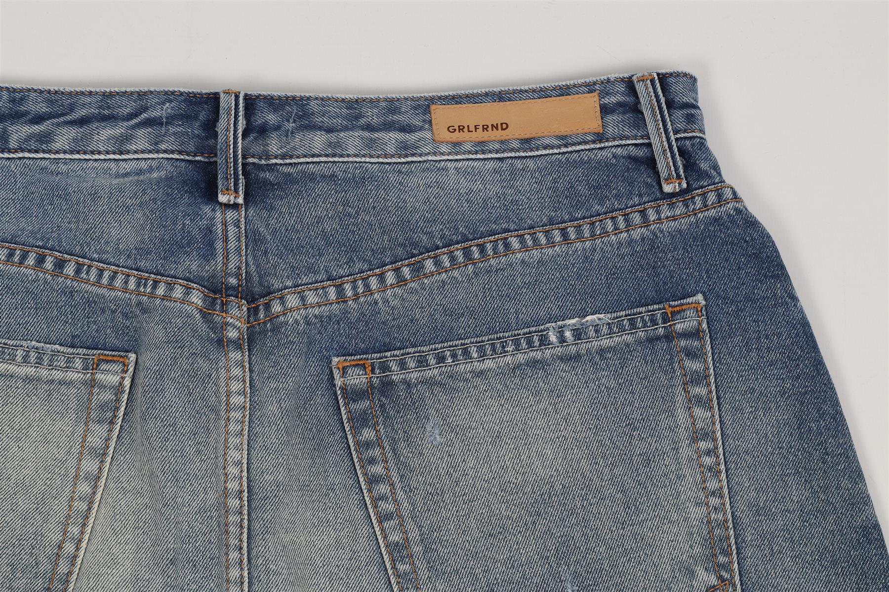 GRLFRND DENIM MINI SKIRT W31 UK 12-14 - Image 5