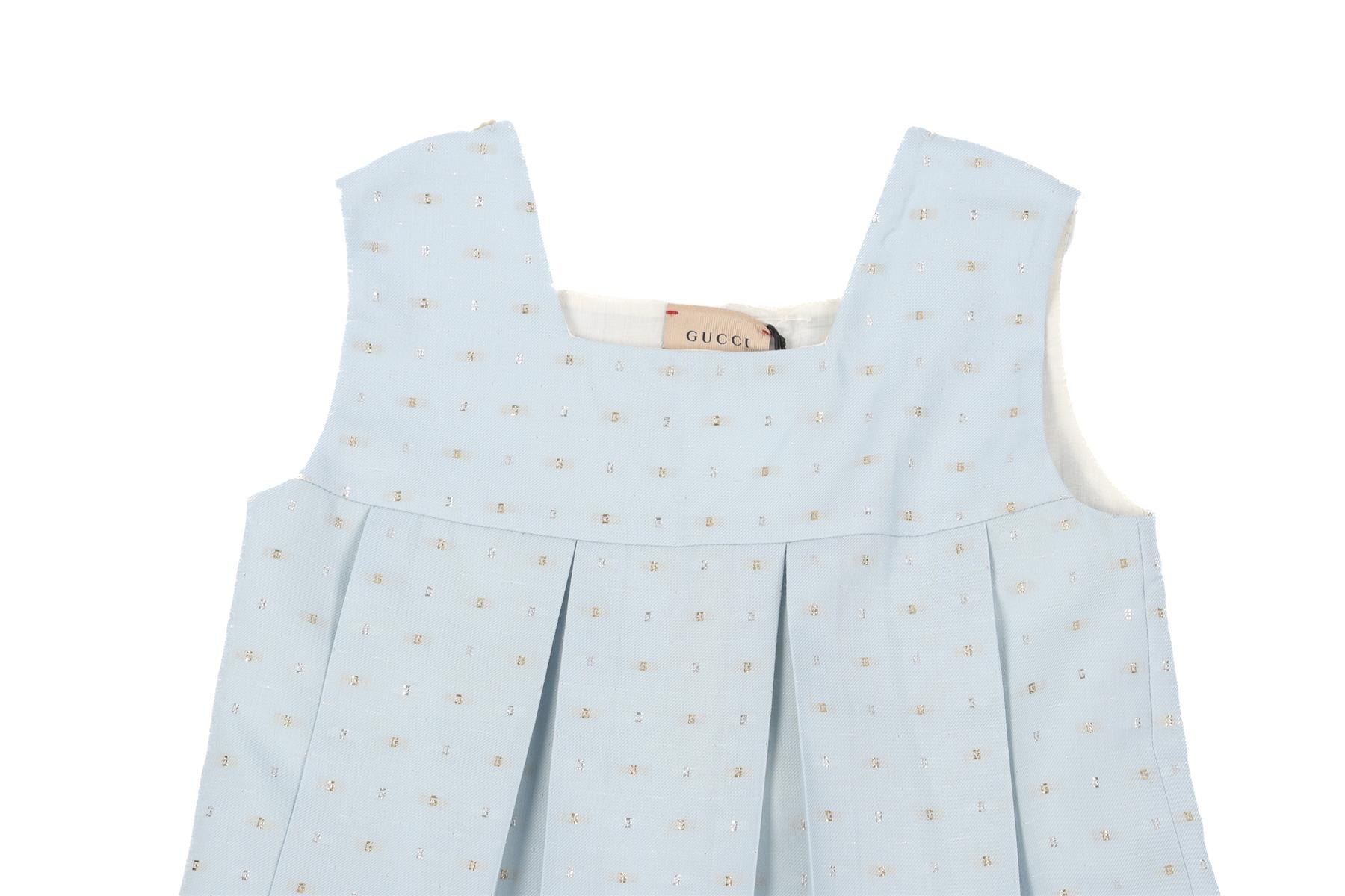 GUCCI + ANGELA LYNNE BLUE KIDS GIRLS DRESS 5 YEARS - Image 3