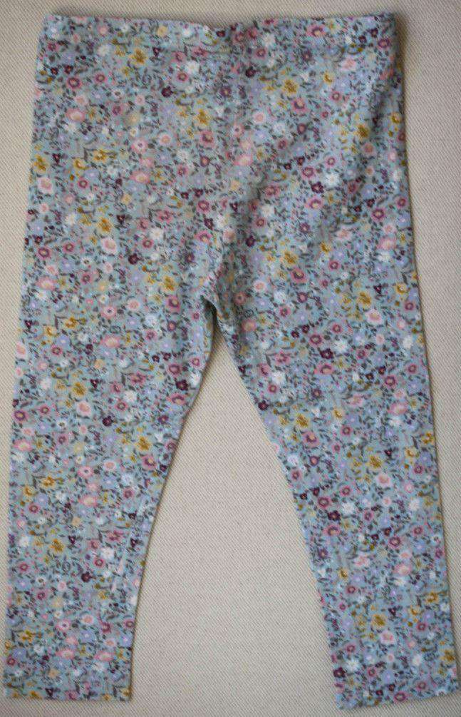 GUCCI BABY BLUE FLORAL LEGGINGS 24 MONTHS - Image 4