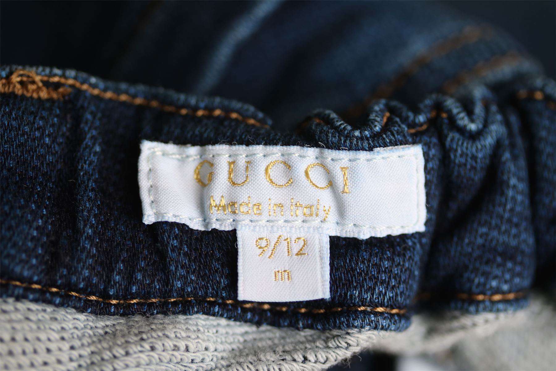 GUCCI BABY BLUE JEANS 9-12 MONTHS - Image 3