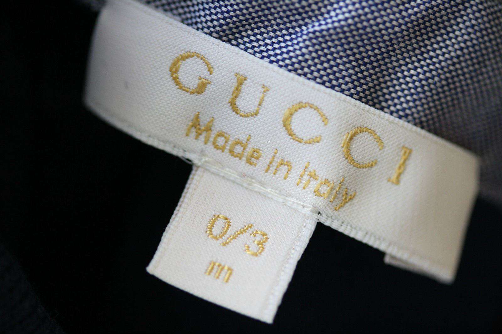 GUCCI BABY BLUE POLO SHIRT 0-3 MONTHS - Image 4