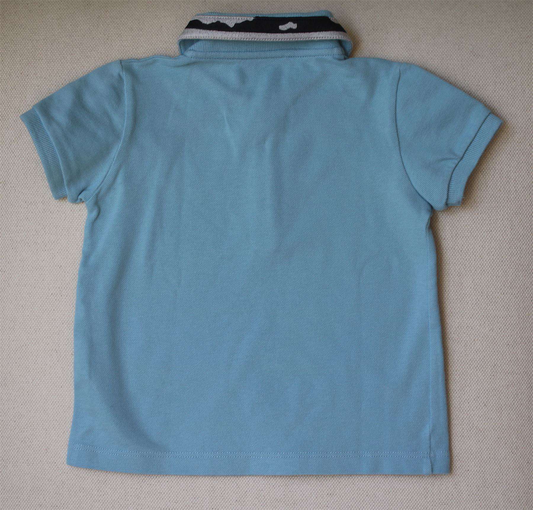 GUCCI BABY BOYS BLUE POLO TOP WITH DOG COLLAR 18-24 MONTHS - Image 3