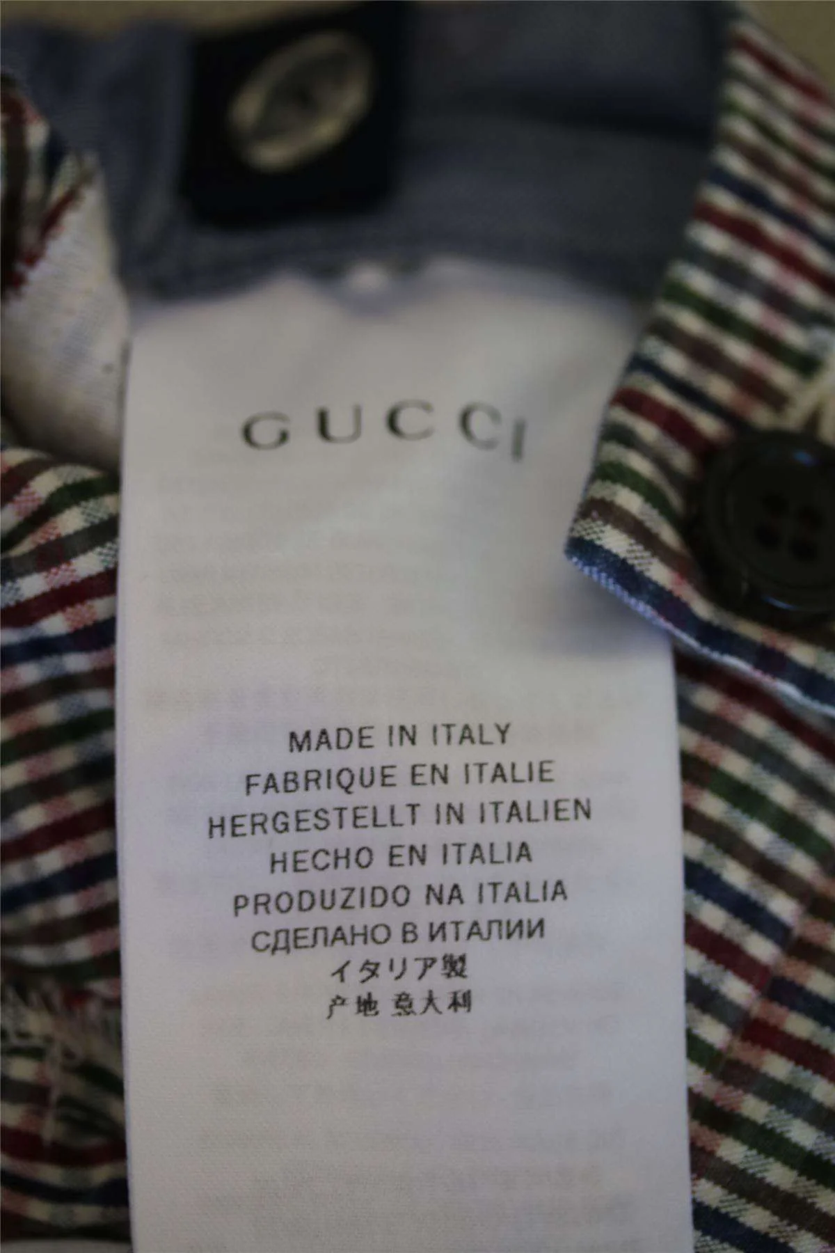 GUCCI BABY BOYS CHECK SHORTS 3-6 MONTHS - Image 4