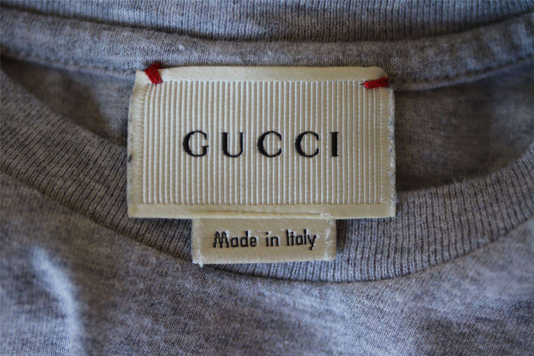 GUCCI BABY BOYS GREY WEB TOP 18-24 MONTHS - Image 3