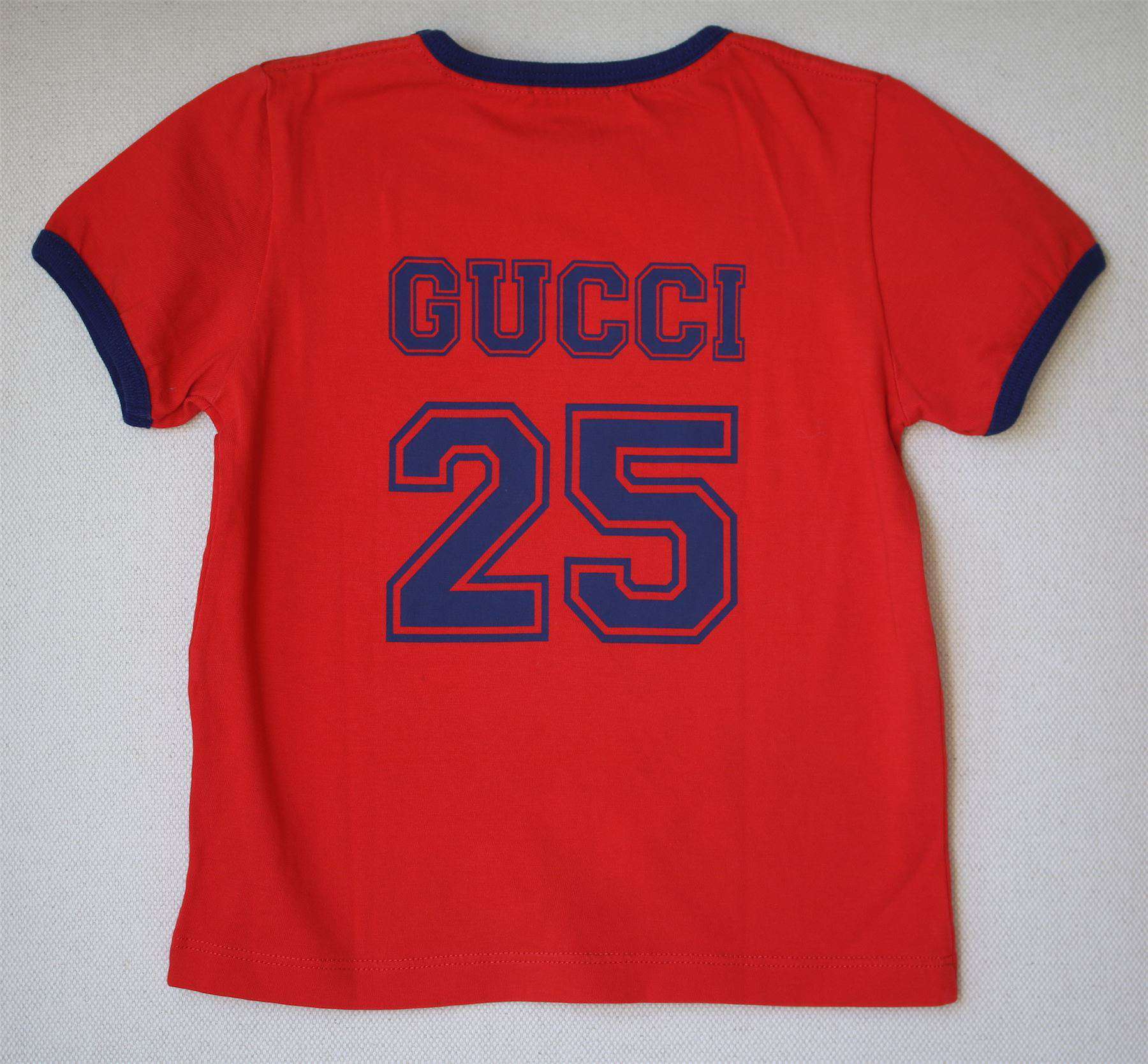 GUCCI BABY BOYS RED L'AVEUGLE PAR AMOUR TOP 24 MONTHS - Image 2