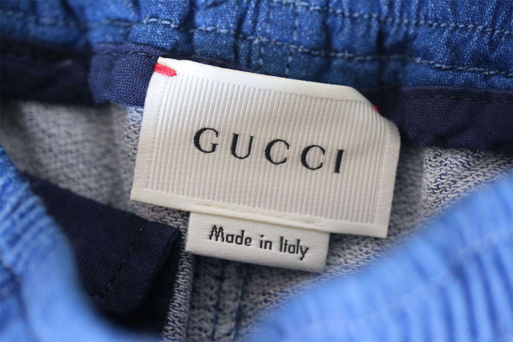 GUCCI BABY BOYS SOFT DENIM SHORTS 24 MONTHS - Image 4