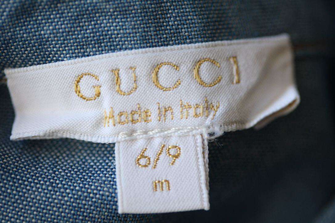 GUCCI BABY CHAMBRAY SHIRT 6-9 MONTHS - Image 7