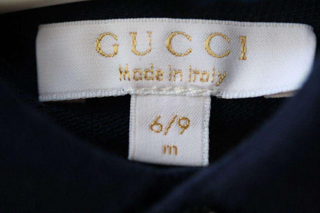 GUCCI BABY CREST POLO SHIRT TOP 9-12 MONTHS - Image 5