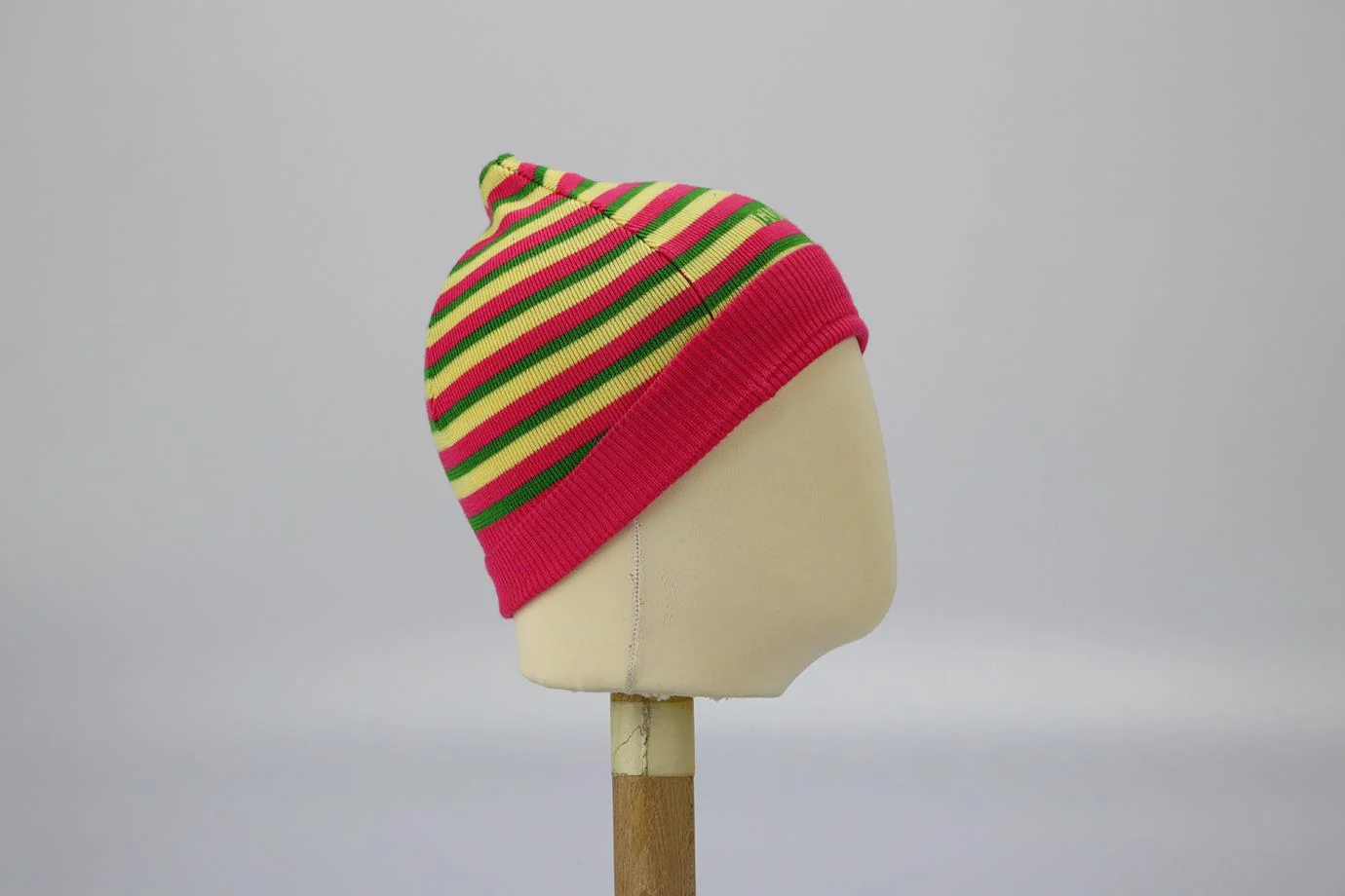 GUCCI BABY GIRLS STRIPED WOOL BEANIE LARGE - Image 6