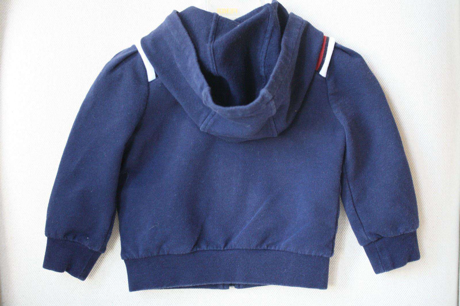 GUCCI BABY NAVY HOODED SWEATSHIRT 6-9 MONTHS - Image 5