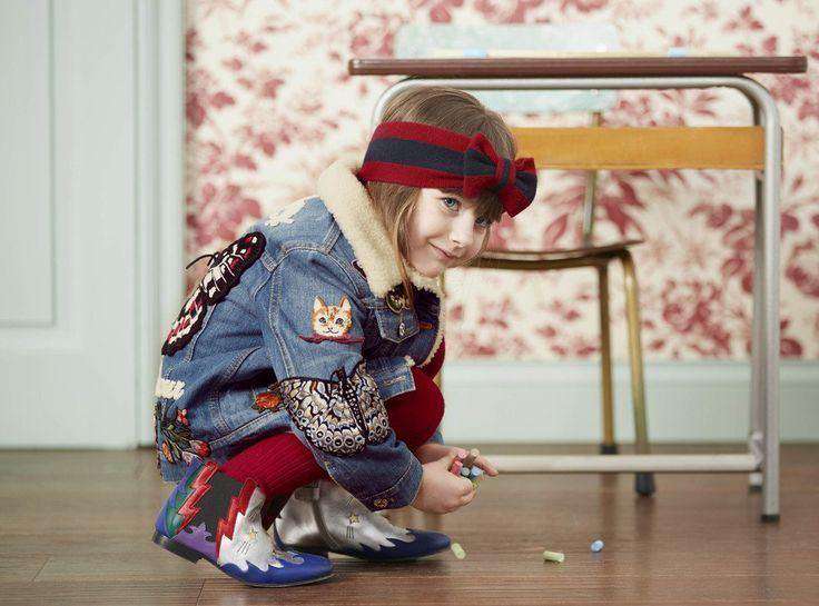 GUCCI BABY PINK GIRLS DENIM JACKET 4 YEARS - Image 5
