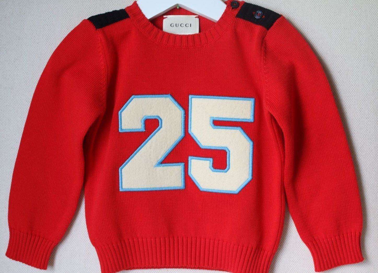 GUCCI BABY RED KNITTED SWEATER 12-18 MONTHS - Image 5