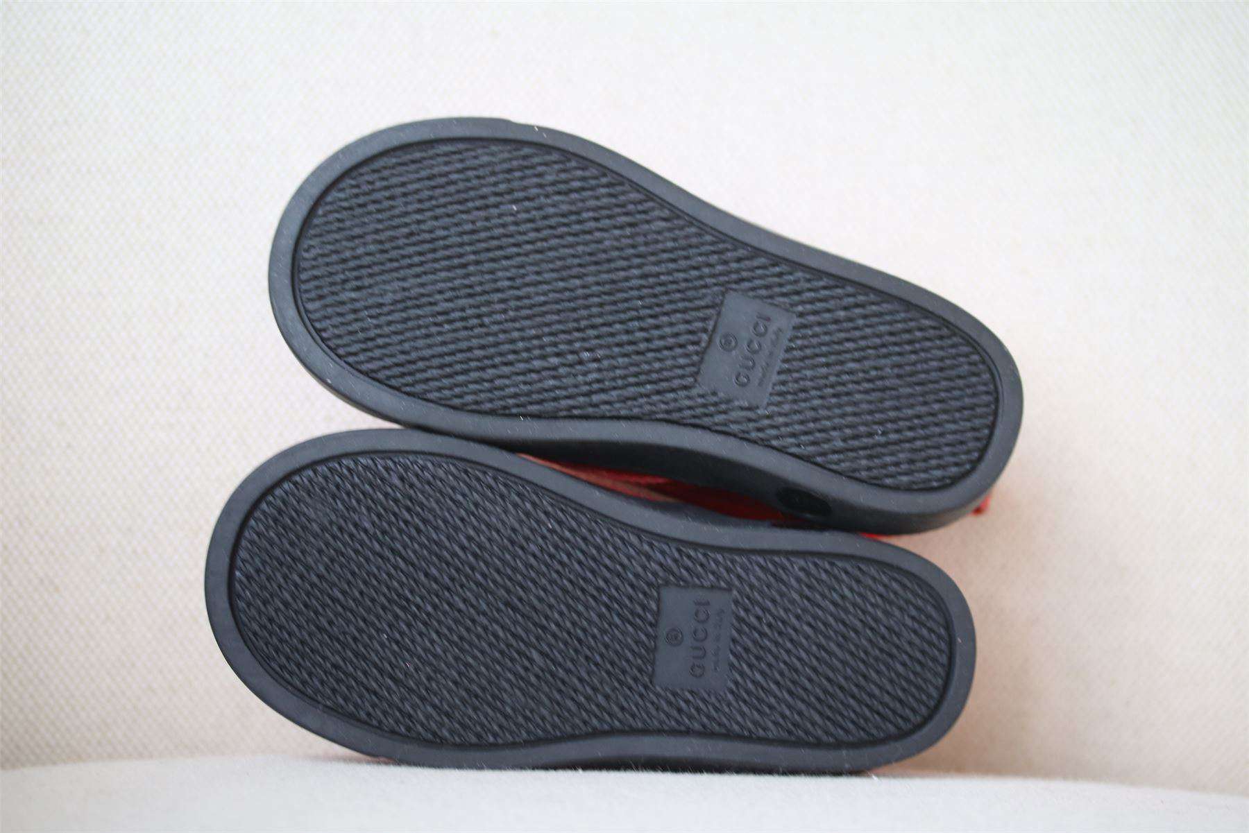 GUCCI BABY RED METALLIC SLIP-ON SHOES EU 22 UK 5 - Image 5
