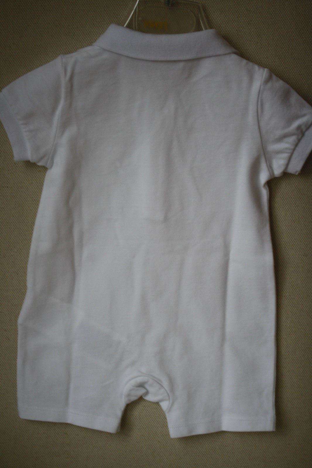 GUCCI BABY WHITE COTTON POLO SHORTIE 6-9 MONTHS - Image 5