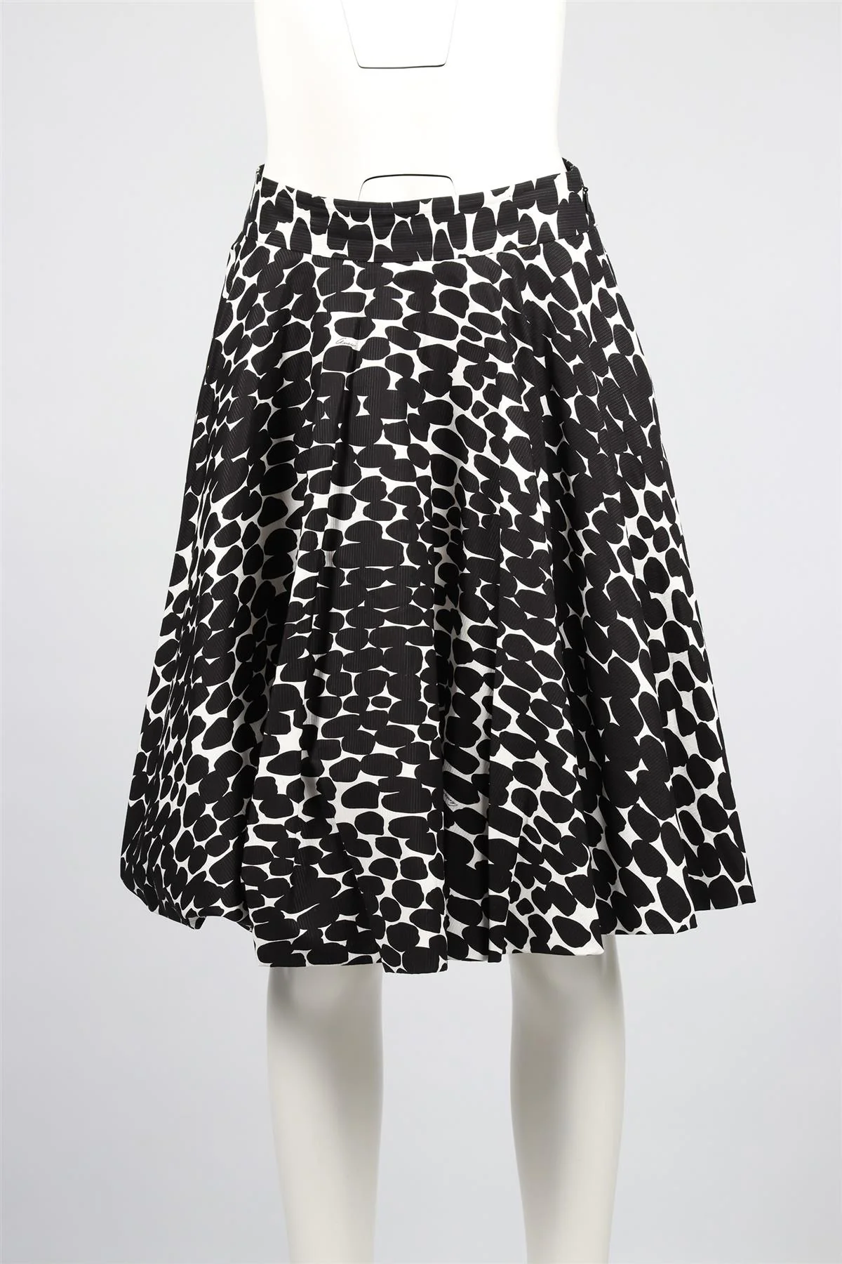GUCCI BLACK COTTON SKIRT IT 40 UK 8 - Image 2