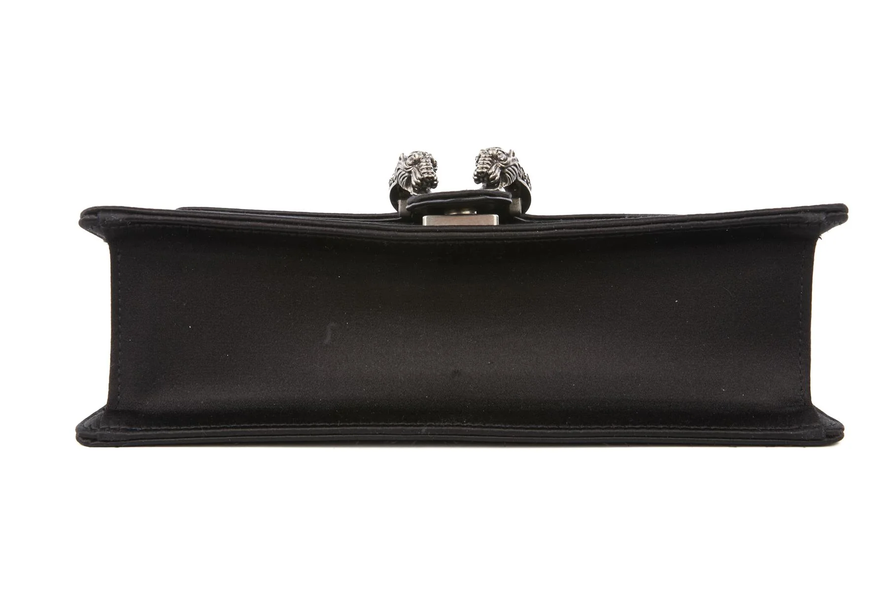 GUCCI BLACK DIONYSUS SMALL SATIN SHOULDER BAG - Image 8
