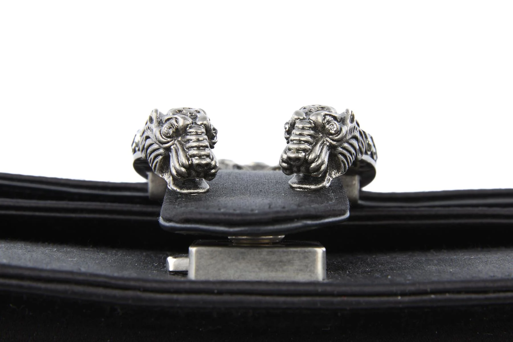 GUCCI BLACK DIONYSUS SMALL SATIN SHOULDER BAG - Image 9