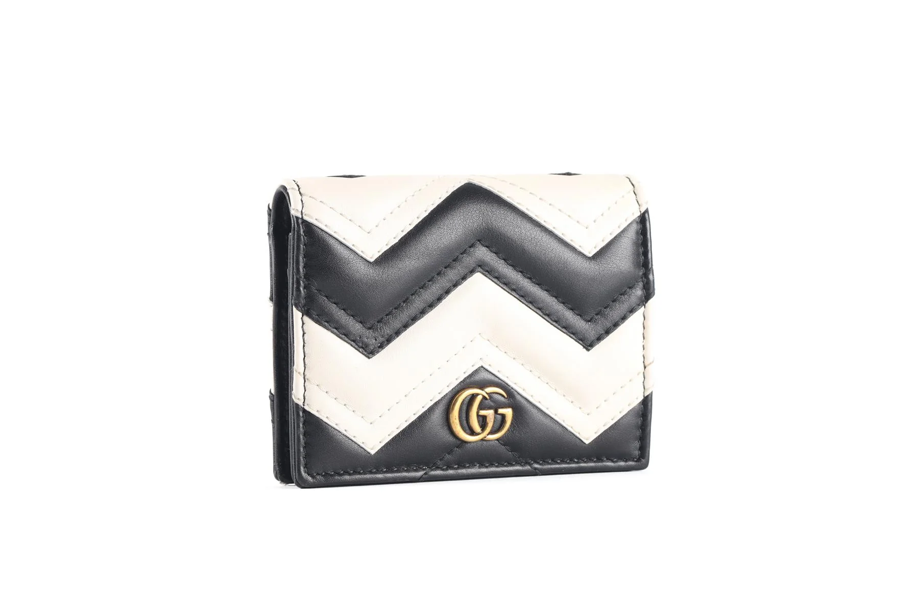 GUCCI BLACK MARMONT GG LEATHER WALLET - Image 3