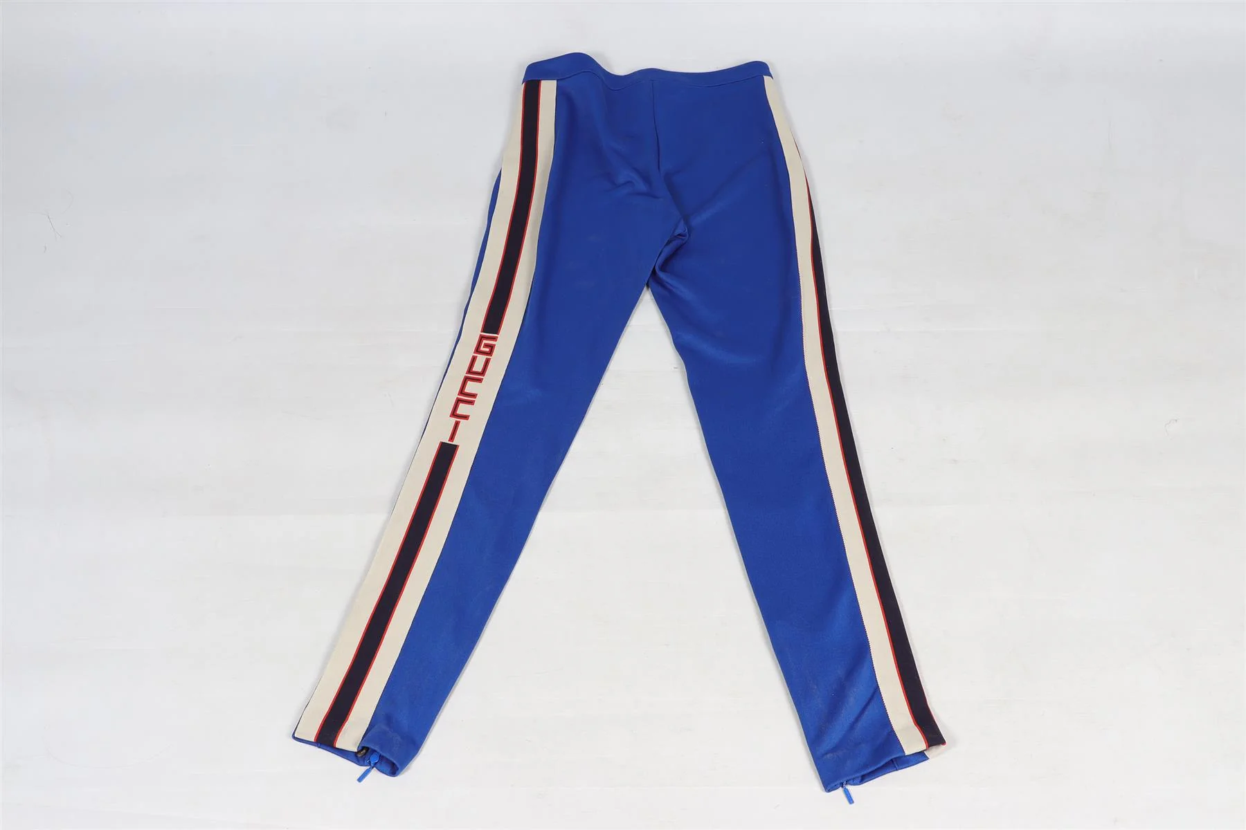 GUCCI BLUE JERSEY SKINNY PANTS XSMALL - Image 5