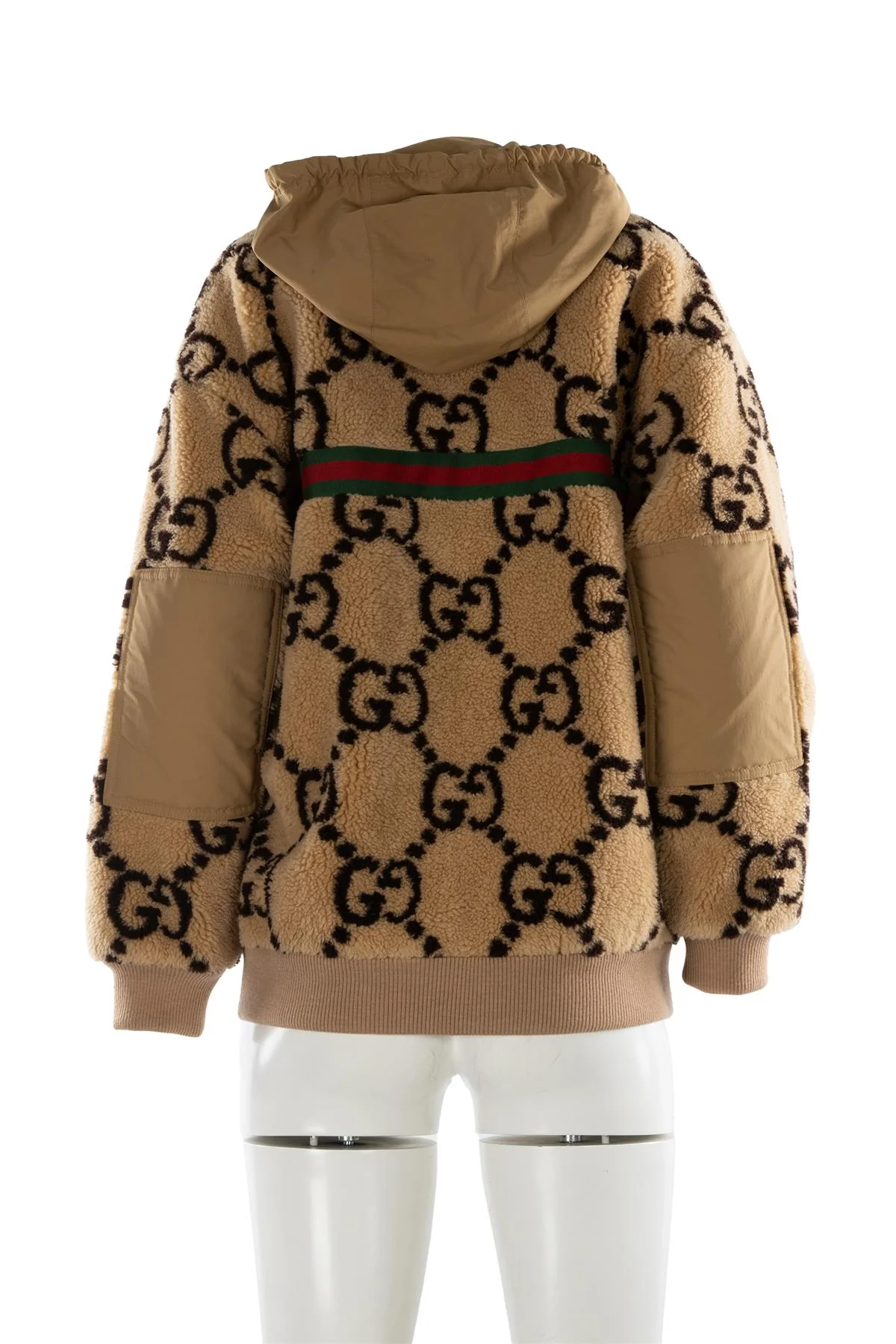 GUCCI BROWN GG WOOL JACKET SMALL - Image 4