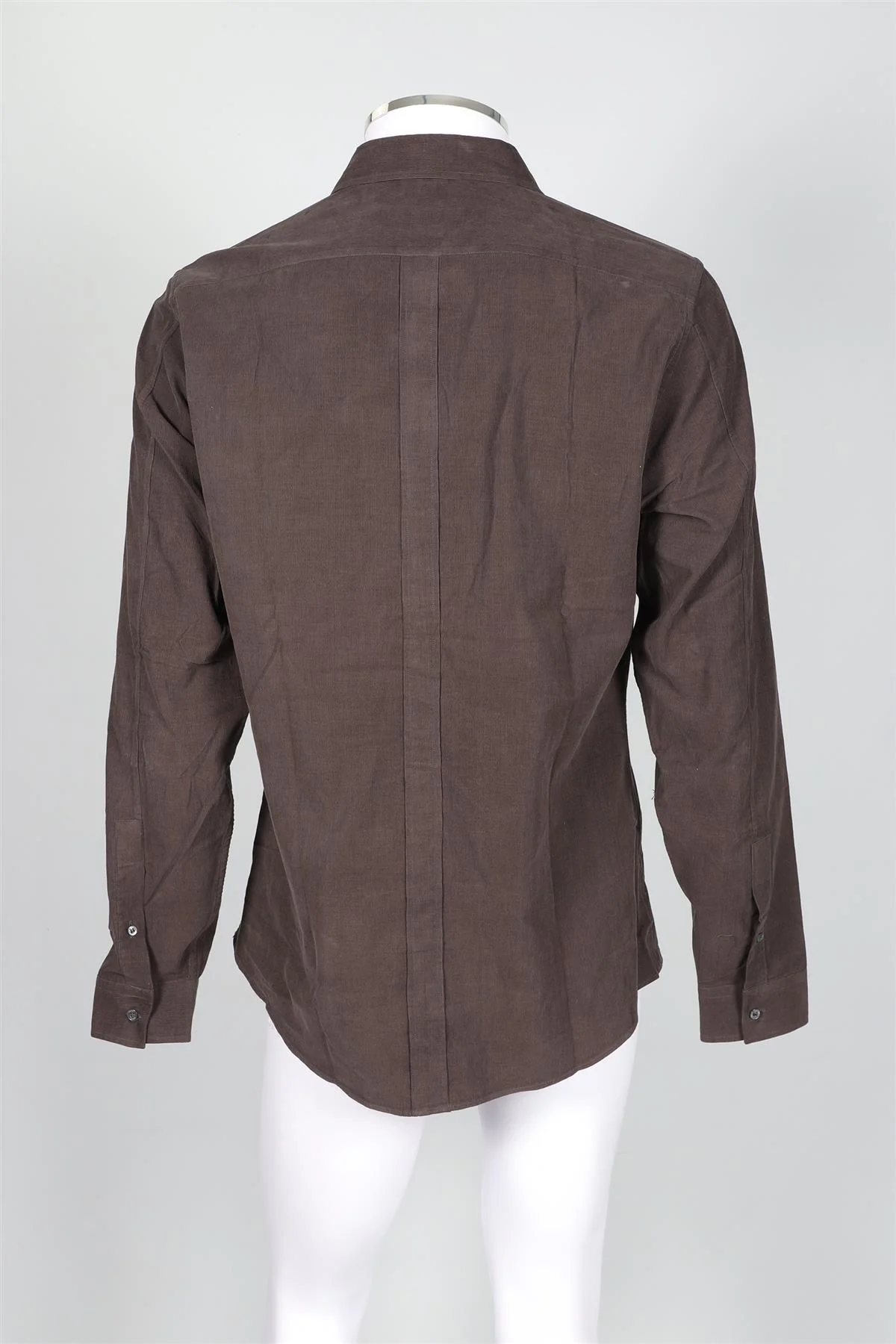 GUCCI BROWN MEN'S CORDUROY SHIRT LARGE - Image 4