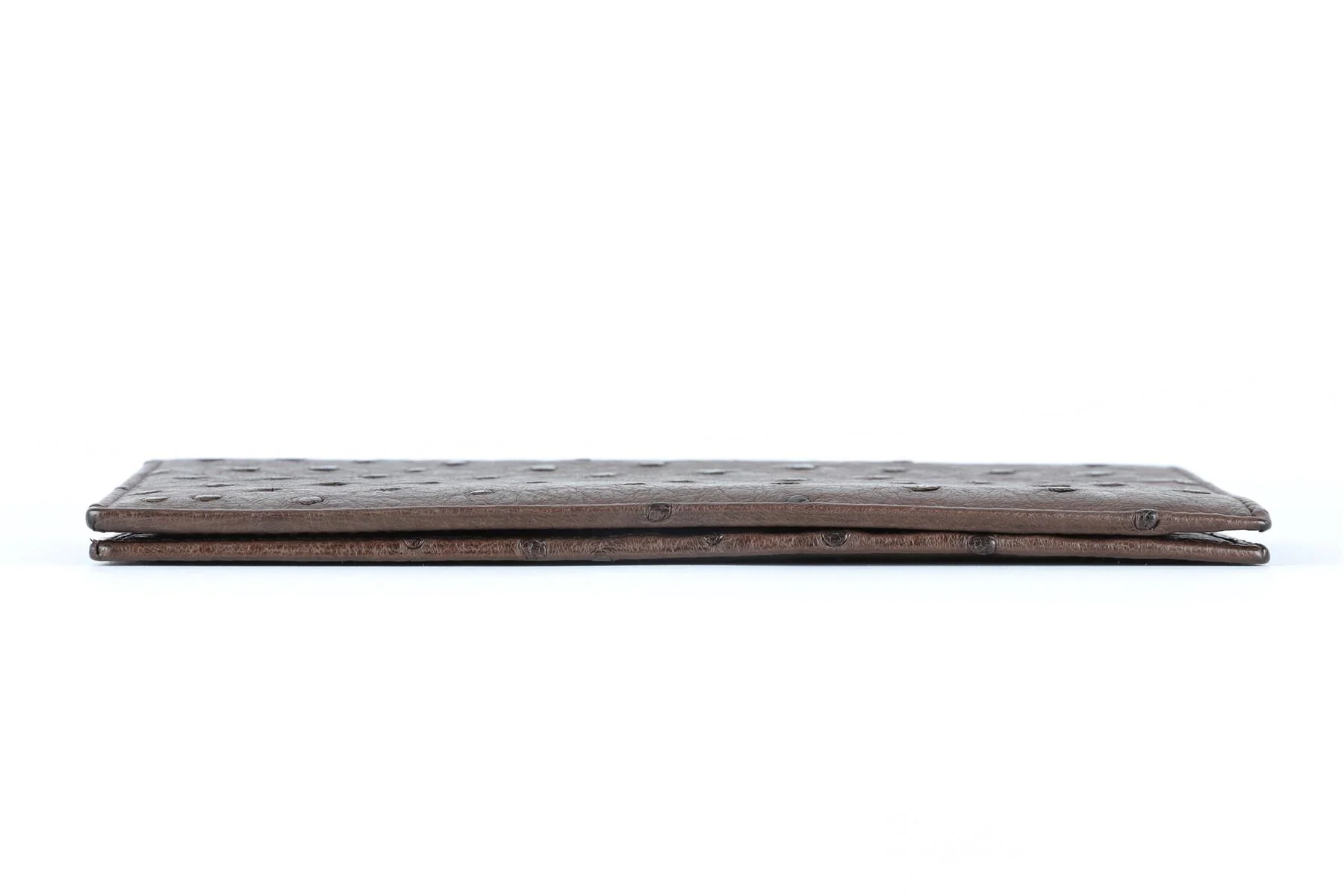 GUCCI BROWN OSTRICH LEATHER WALLET - Image 7