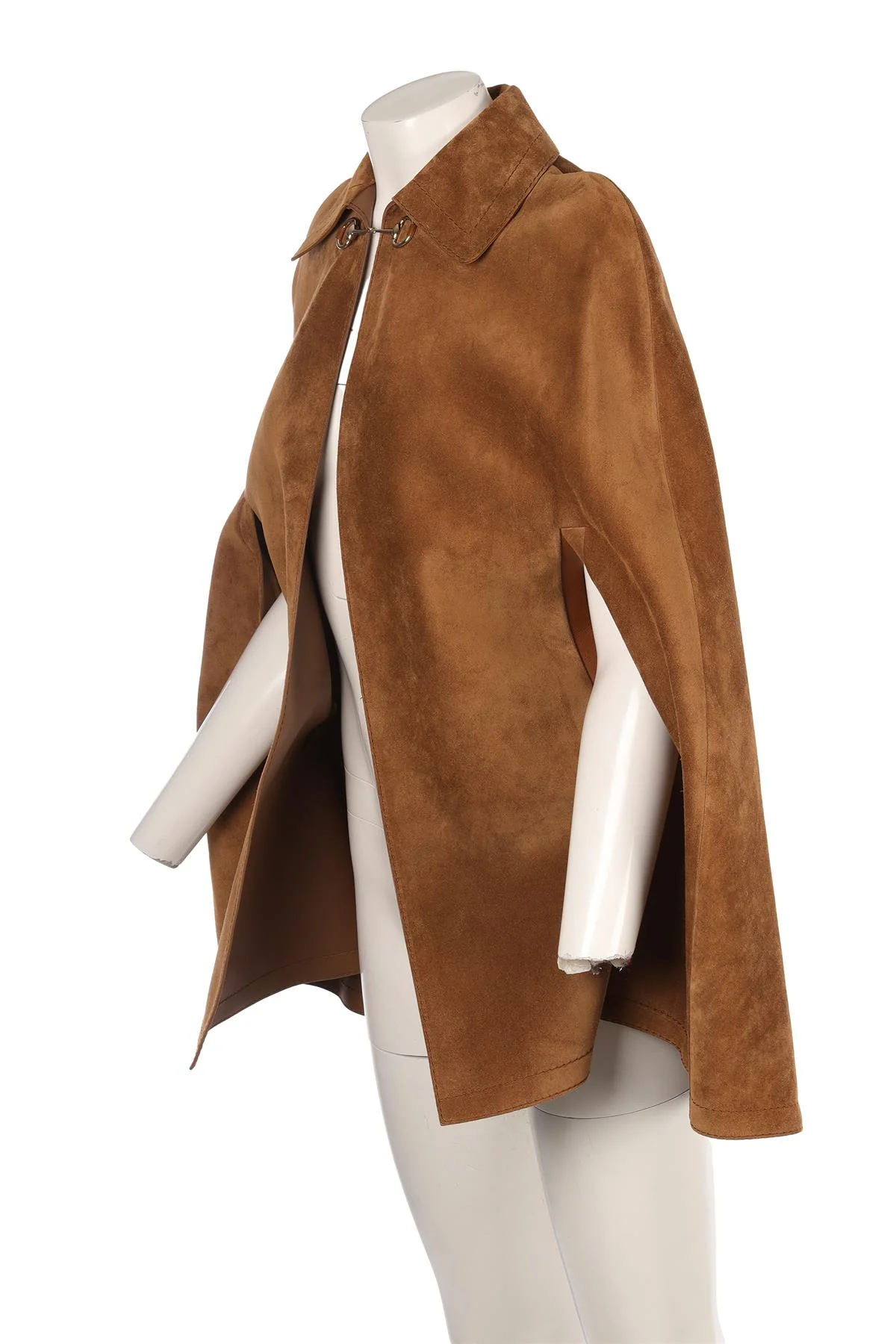 GUCCI BROWN SUEDE CAPE IT 40 UK 8 - Image 3