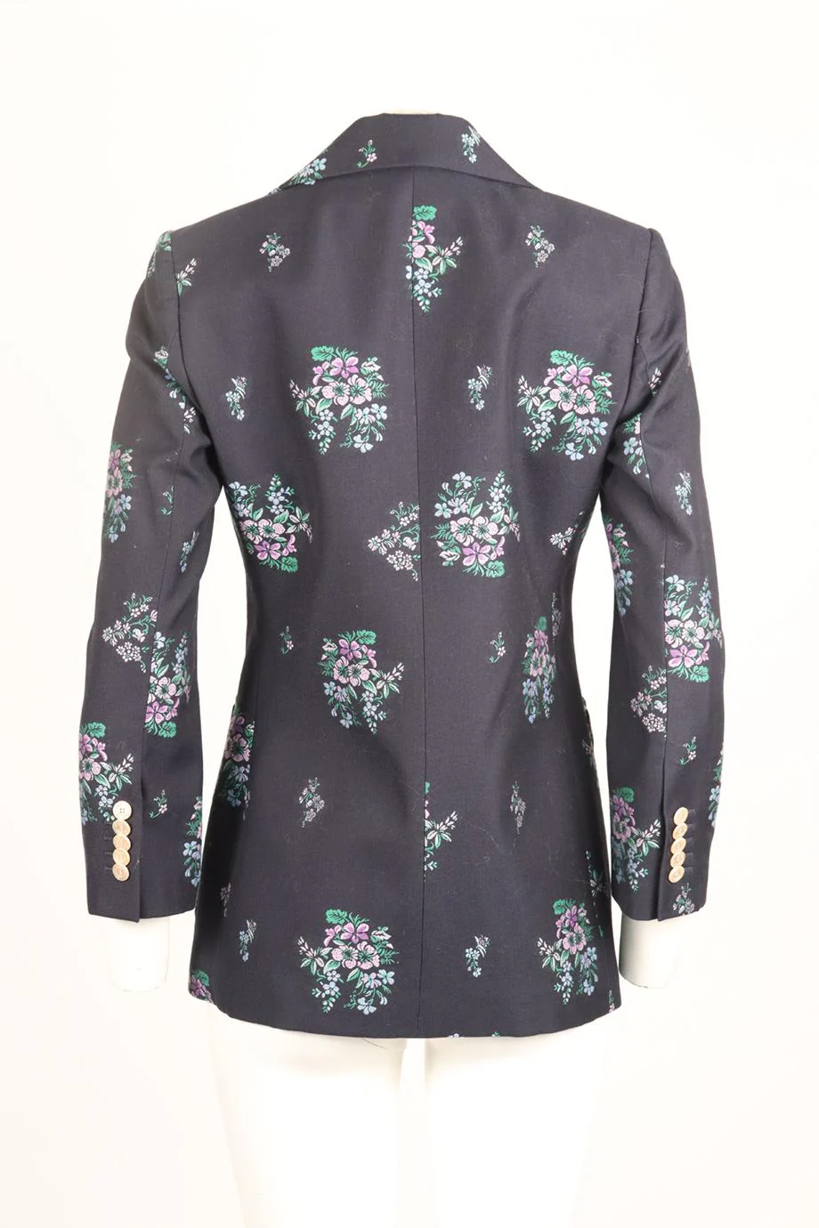 GUCCI COTTON AND WOOL BLEND BLAZER IT 40 UK 8 - Image 4